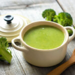 Pam’s broccoli and blue cheese soup