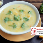 Cauliflower Broccoli cheese soup