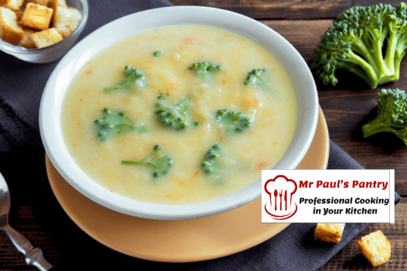 Cauliflower Broccoli cheese soup