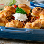 Beef Cobbler with Cheese Scone Topping