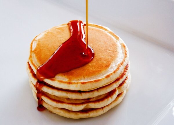 Drop scone with Syrup