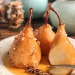Orange & Ginger Poached Pears recipe
